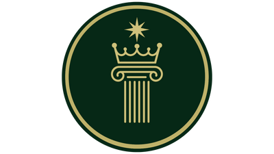 Icono de una columna con una corona encima y una estrella mas arriba