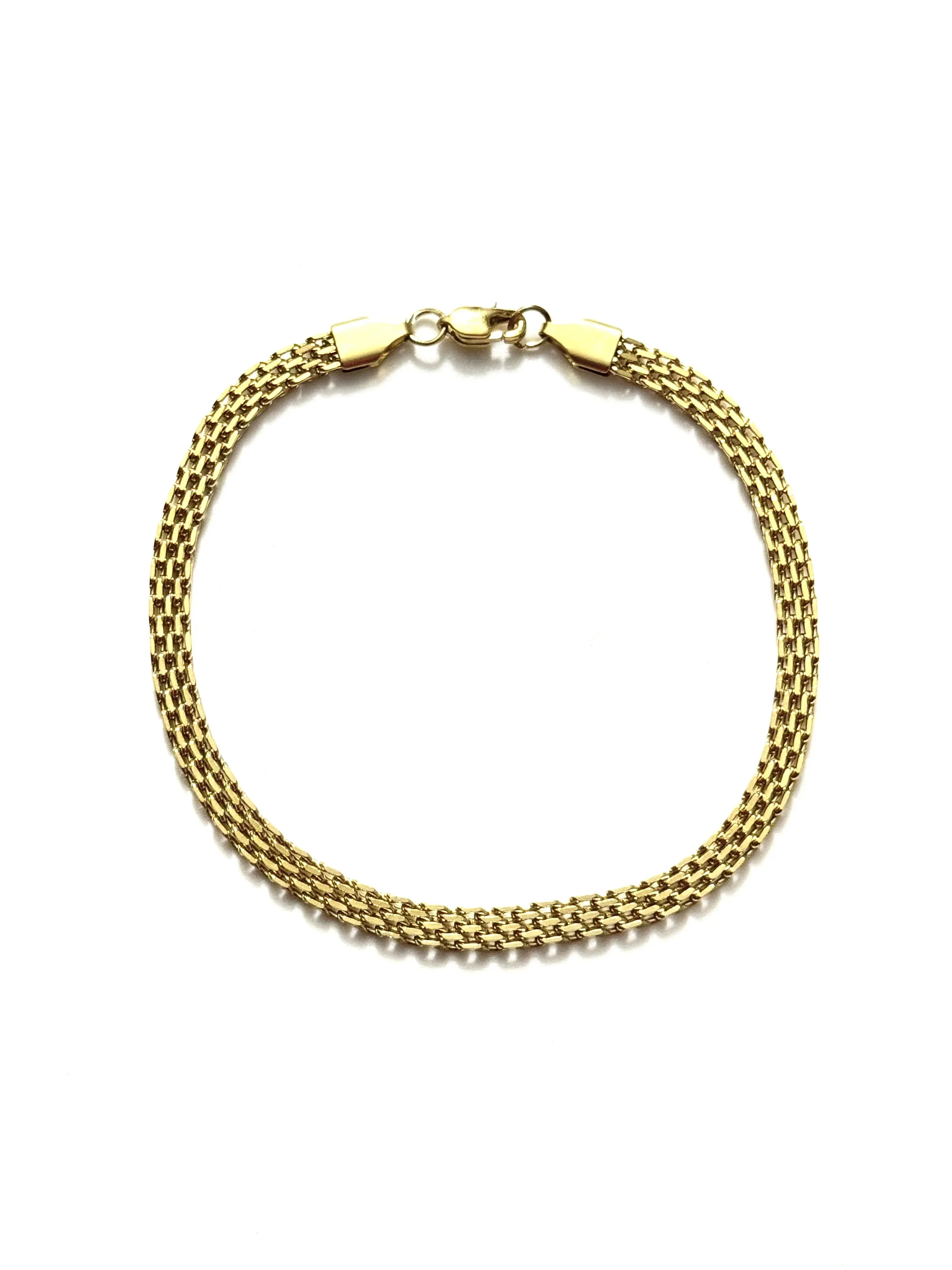 Pulsera Luna de Oriente Hombre 4mm - Oryos Joyeria