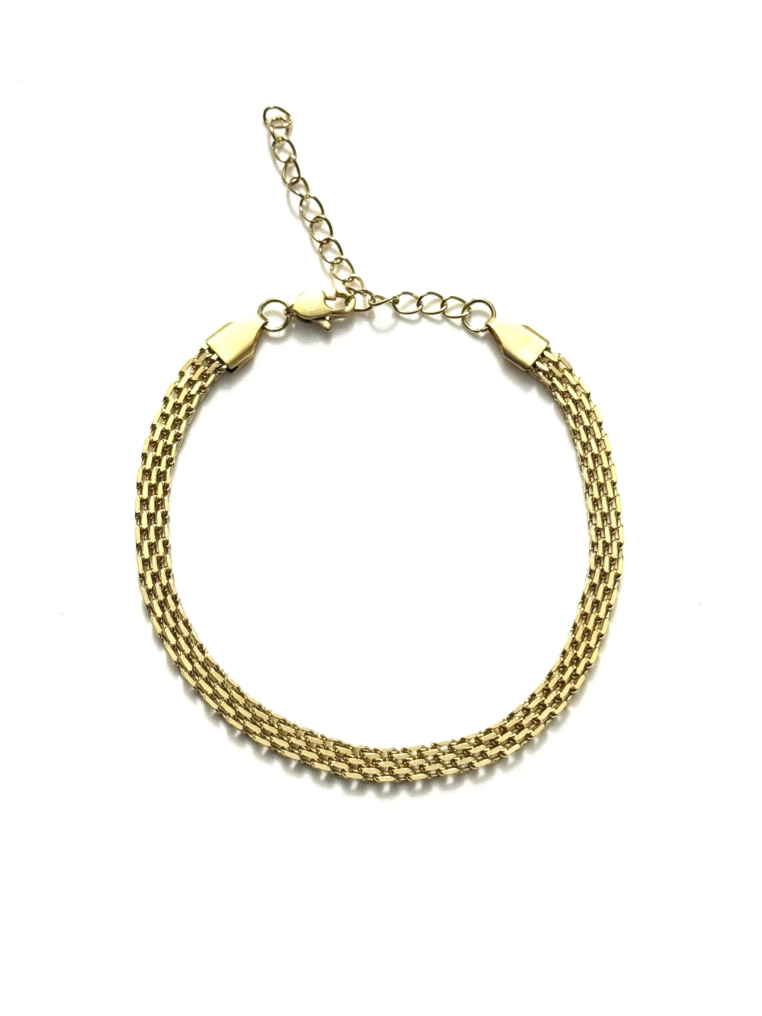 Pulsera Luna de Oriente Mujer 4mm - Oryos Joyeria