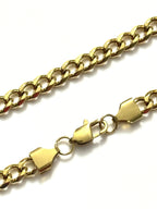 Pulsera Ritmo Dorado Hombre 6mm - Oryos Joyeria