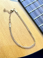 Pulsera Ritmo Dorado Mujer 3mm - Oryos Joyeria