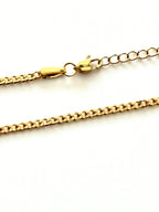 Pulsera Ritmo Dorado Mujer 3mm - Oryos Joyeria