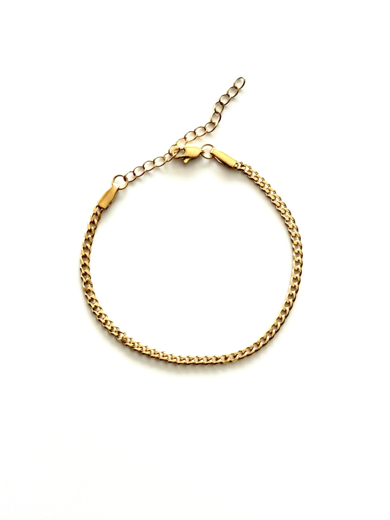 Pulsera Ritmo Dorado Mujer 3mm - Oryos Joyeria