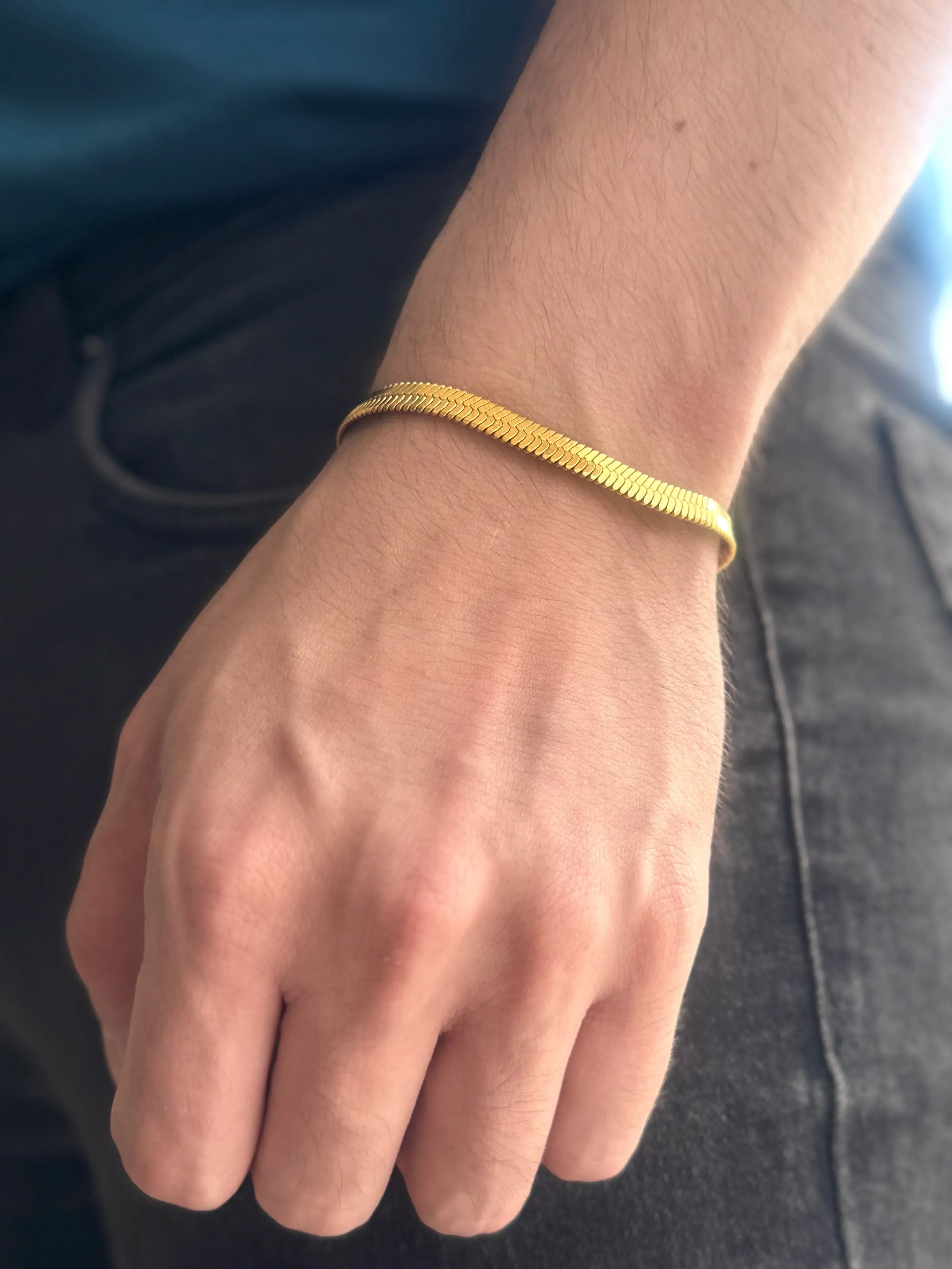 Pulsera Luz de Horus Hombre 6mm - Oryos Joyeria