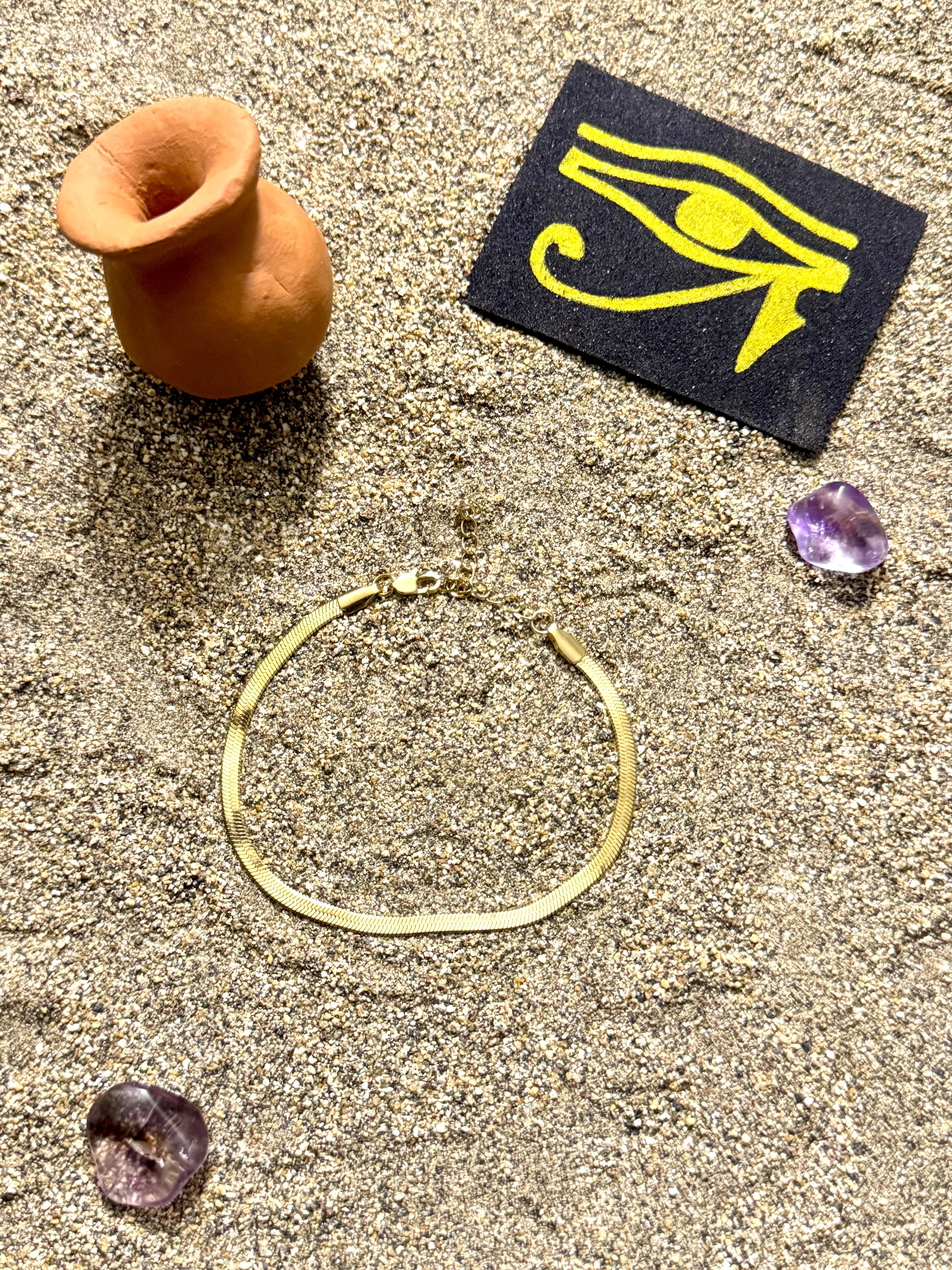 Pulsera Luz de Horus Mujer 3mm - Oryos Joyeria