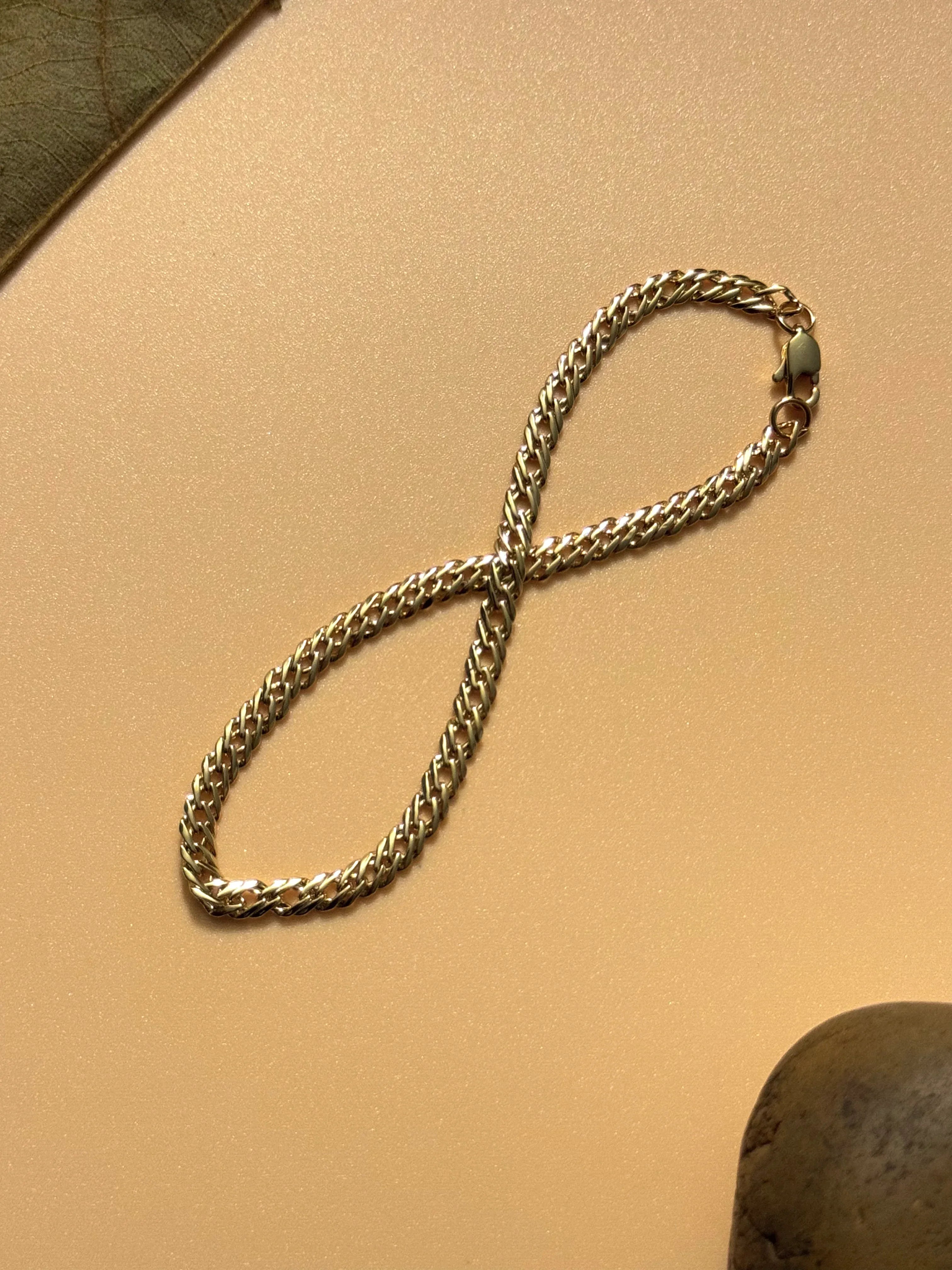 Pulsera Abrazo Eterno Hombre 4mm - Oryos Joyeria