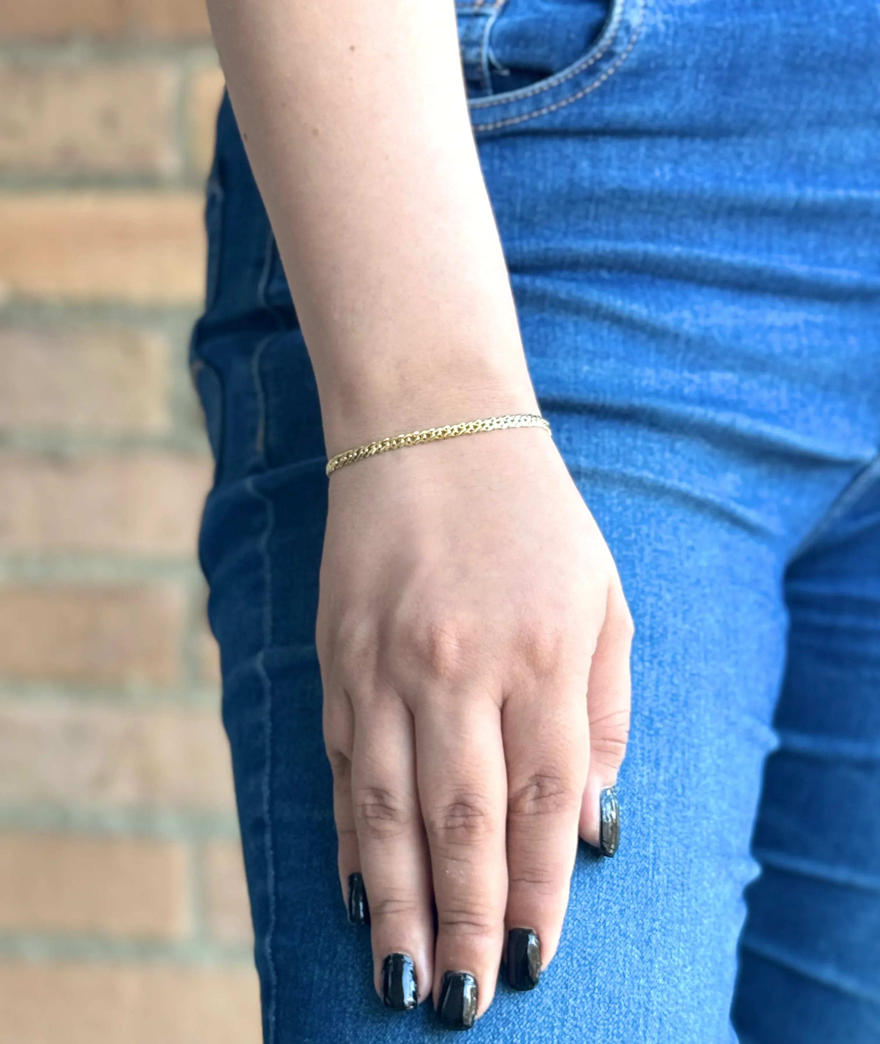 Pulsera Abrazo Eterno Mujer 3mm - Oryos Joyeria