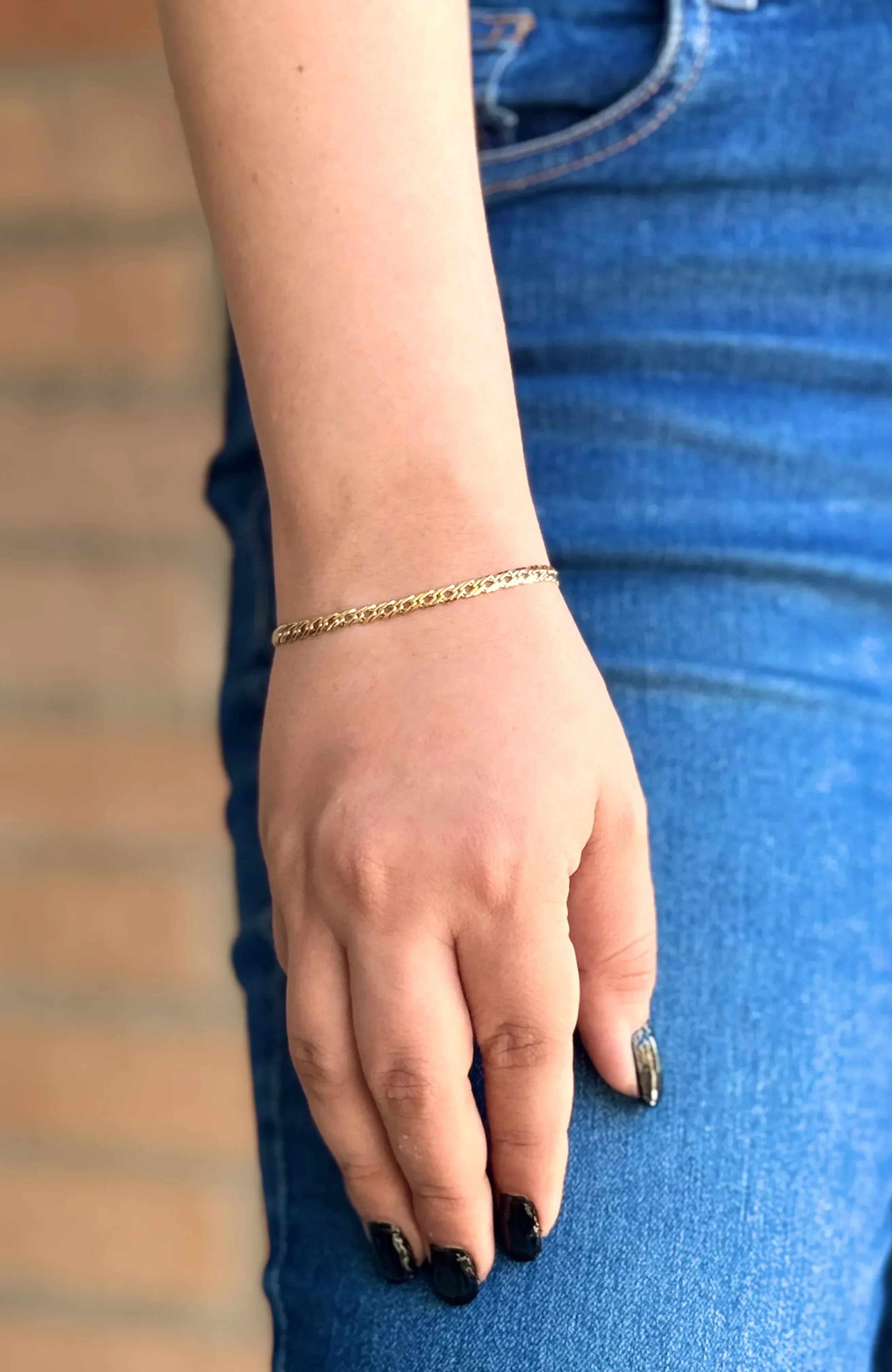 Pulsera Abrazo Eterno Mujer 4mm - Oryos Joyeria