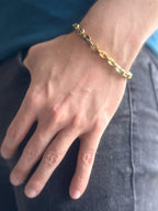 Pulsera Semilla Sagrada Doble Hombre 6mm - Oryos Joyeria