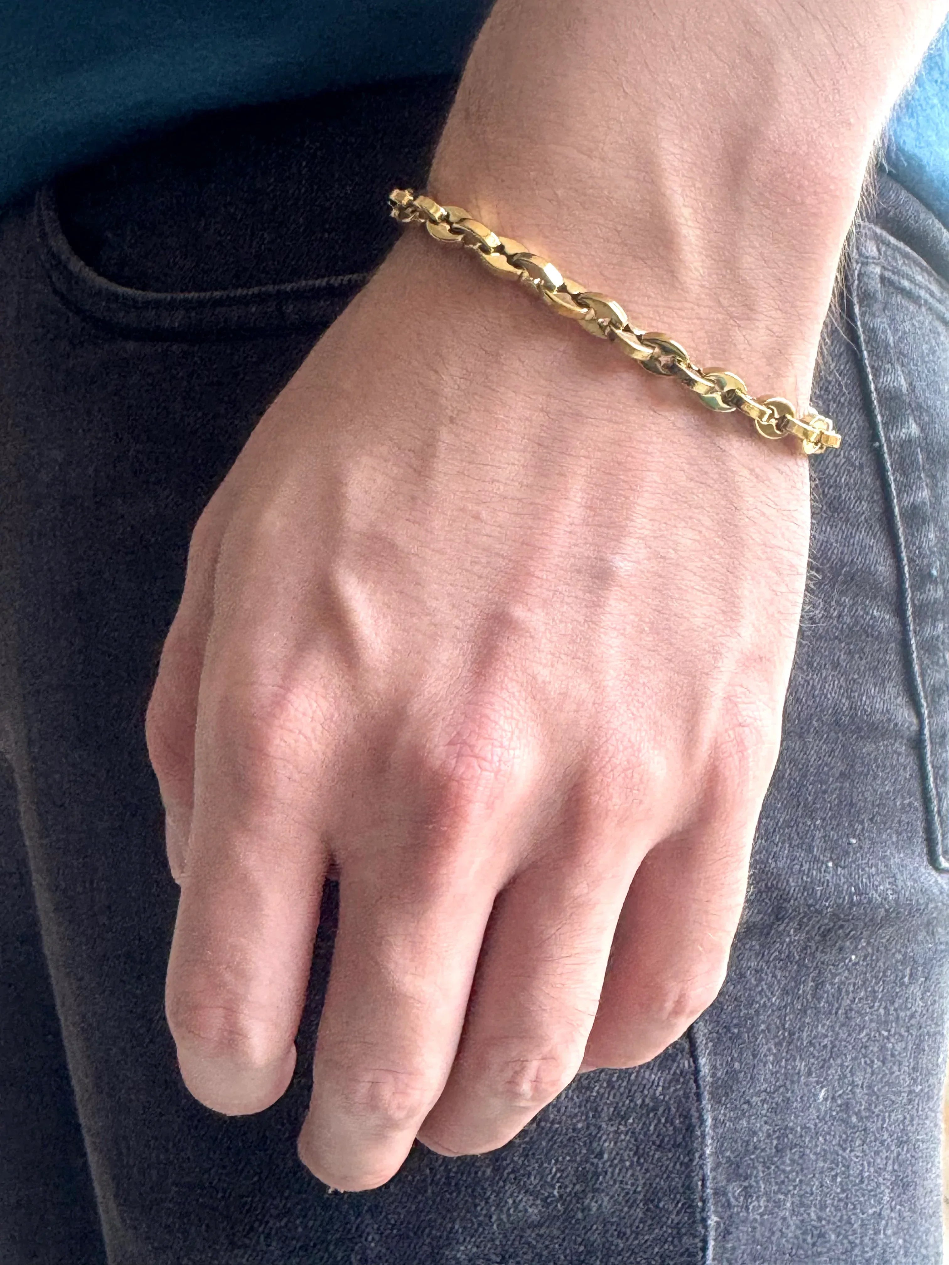 Pulsera Semilla Sagrada Doble Hombre 6mm - Oryos Joyeria