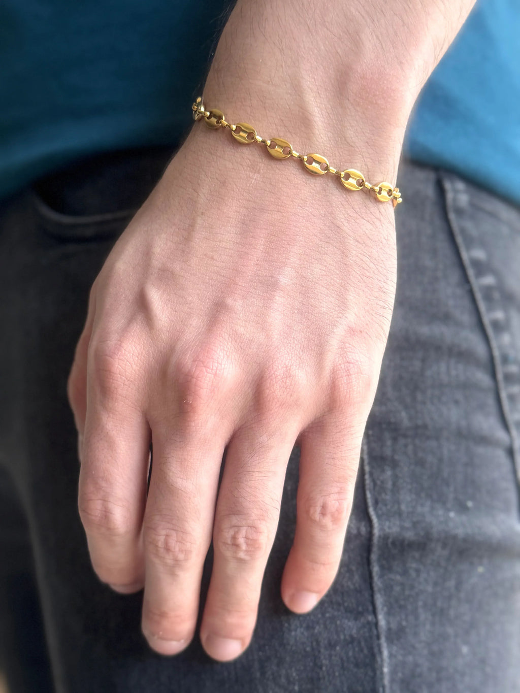 Pulsera Semilla Sagrada Hombre 6mm - Oryos Joyeria