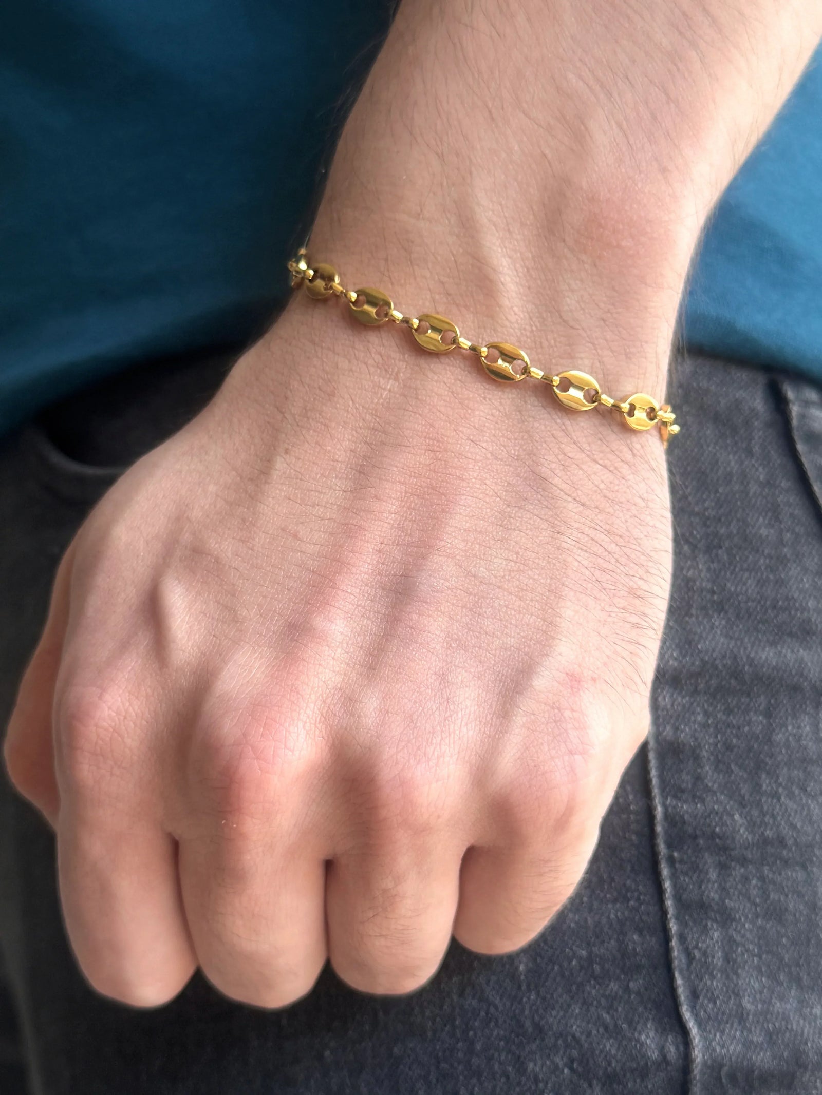 Pulsera Semilla Sagrada Hombre 6mm - Oryos Joyeria