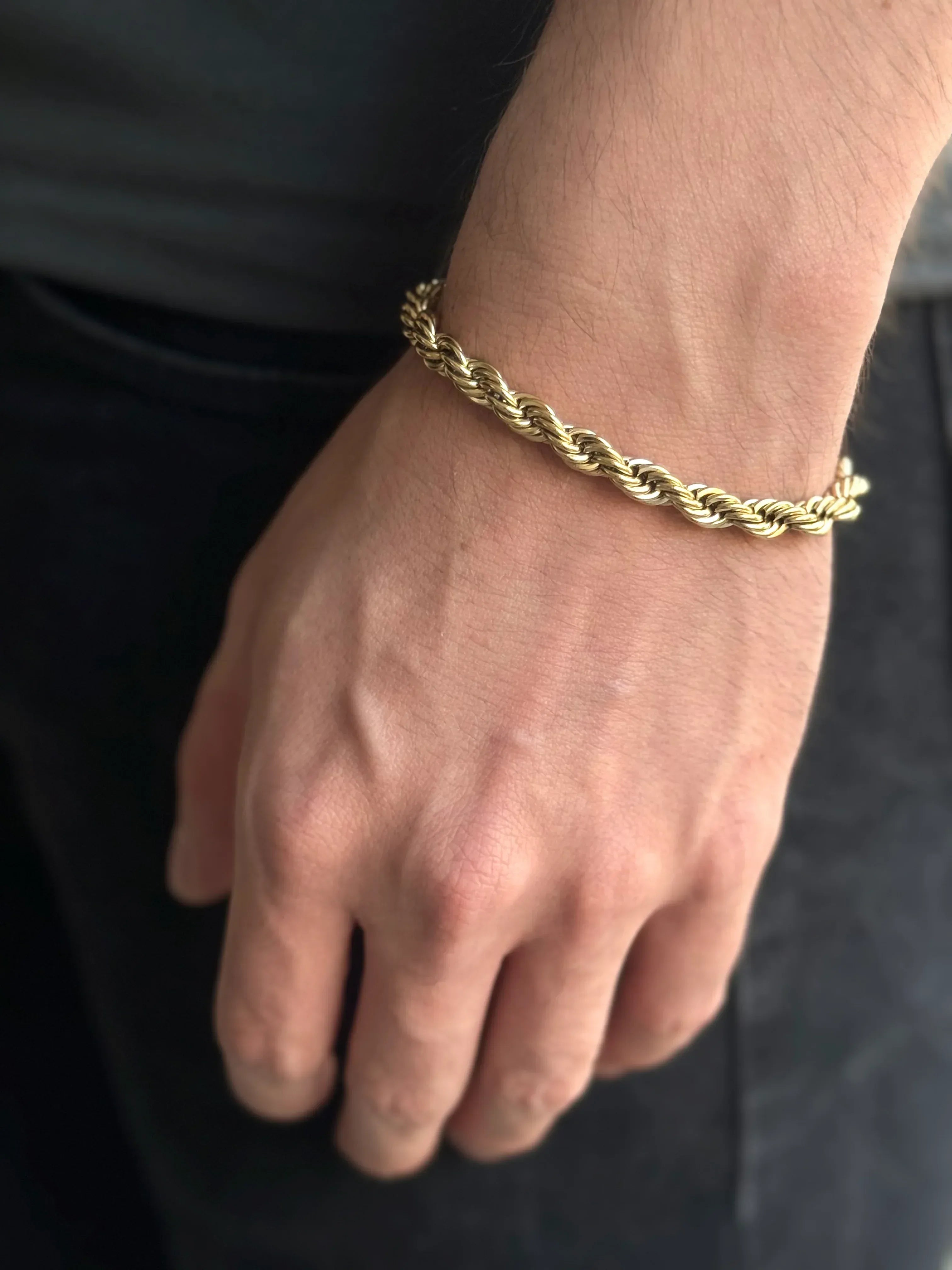 Pulsera Hilo Sagrado Hombre 6mm - Oryos Joyeria