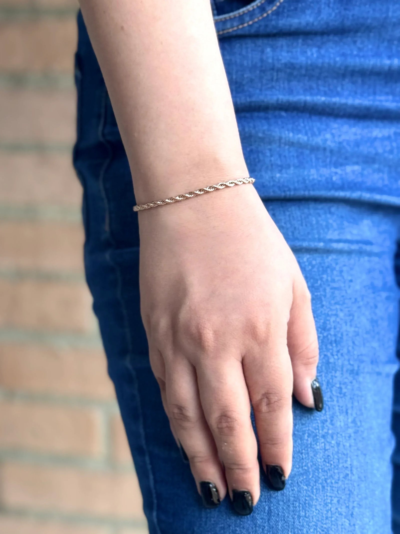 Pulsera Hilo Sagrado Rosa Mujer 3mm - Oryos Joyeria