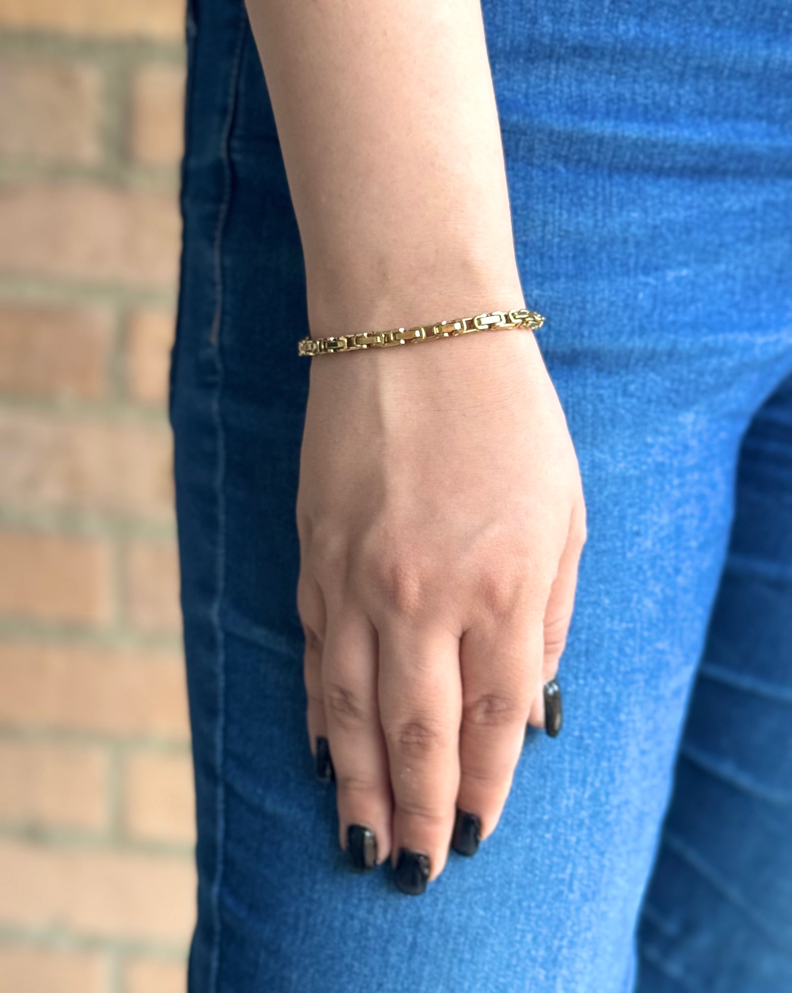 Pulsera Forja Ancestral Mujer 4mm - Oryos Joyeria