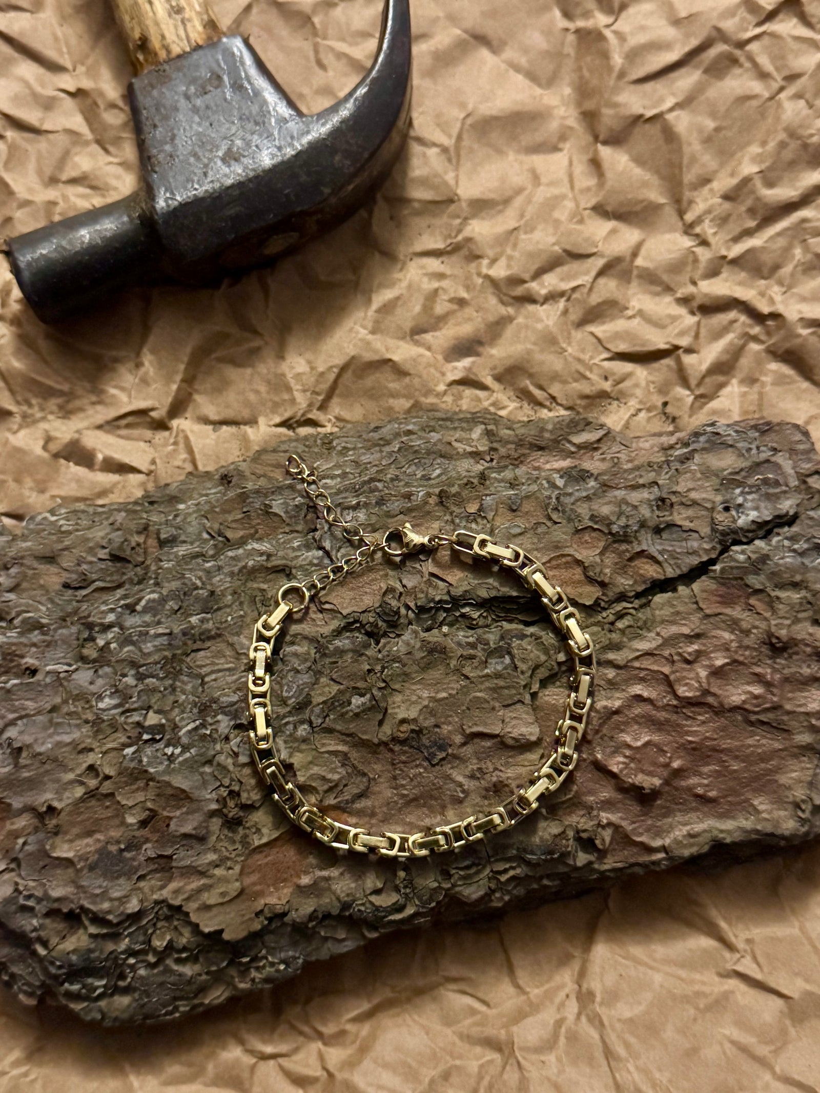 Pulsera Rústica Mujer Forja Ancestral - Foto Creativa