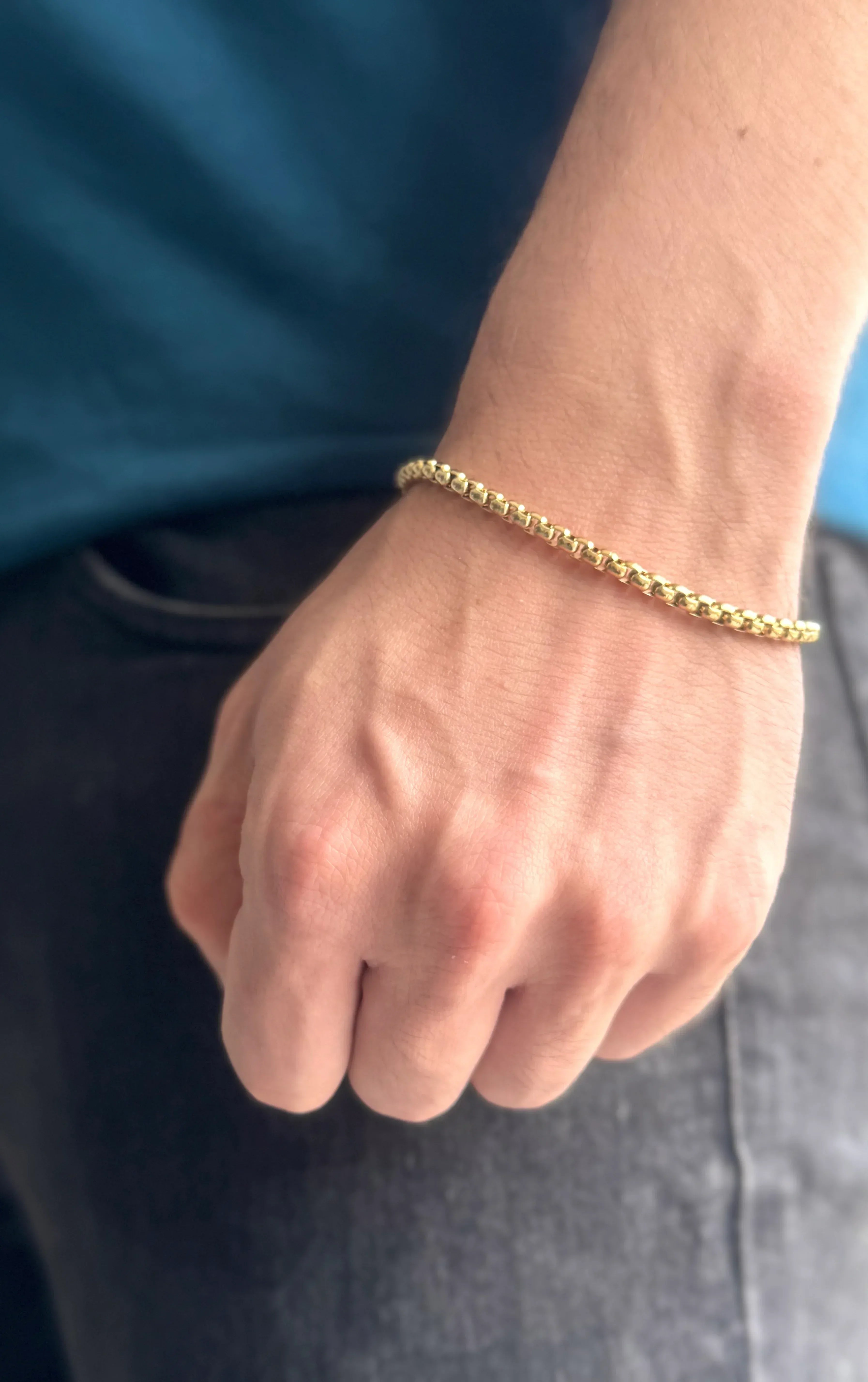 Pulsera Canale di Palazzo Hombre 6mm - Oryos Joyeria